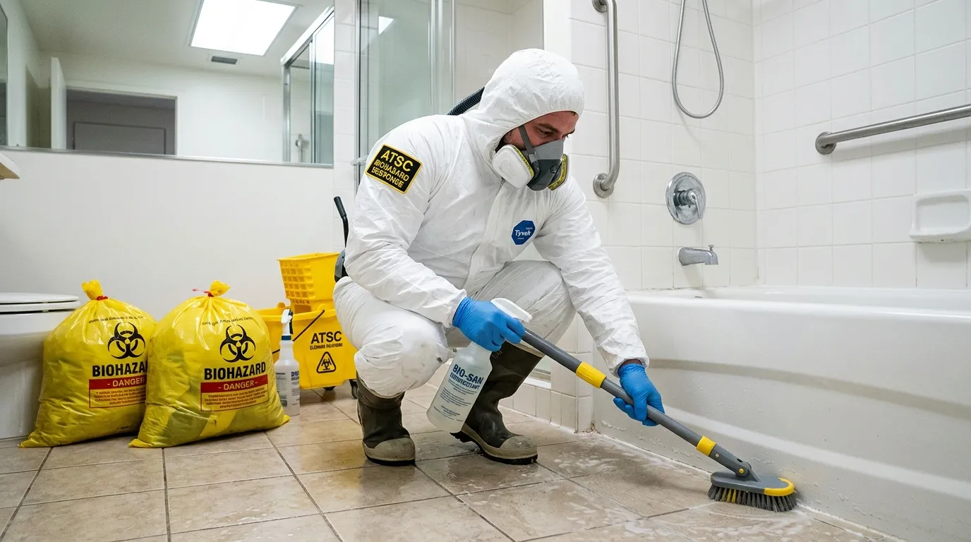 Decontamination equipment deployed for Blood Cleanup in LaFayette